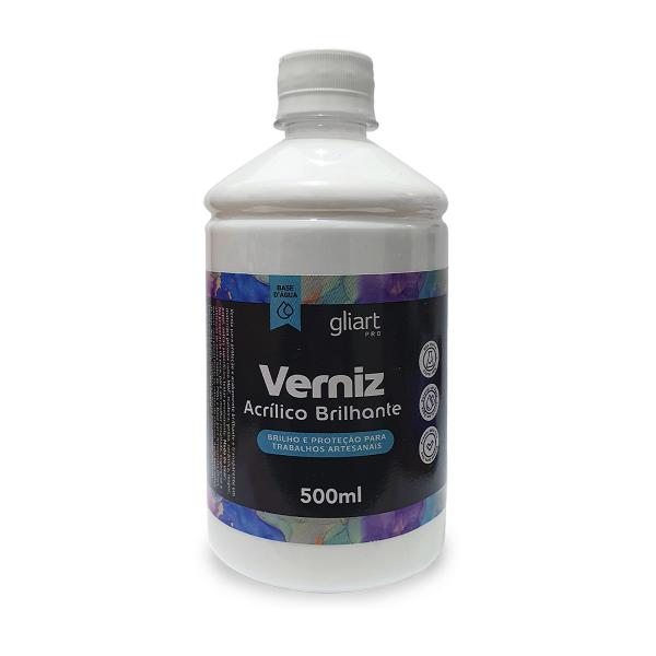 Imagem de Kit 2x Verniz Acrilico Brilhante 500ml Gliart