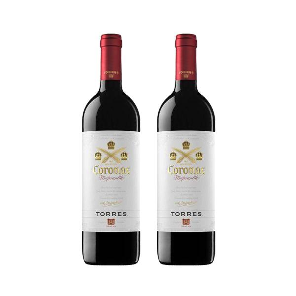 Imagem de Kit 2x Vinhos Tintos Espanhol Torres Coronas Tempranillo 750ml 2018