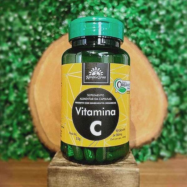 Imagem de Kit 2X: Vitamina C 430mg Orgânica Kampo de Ervas 60 Cápsulas