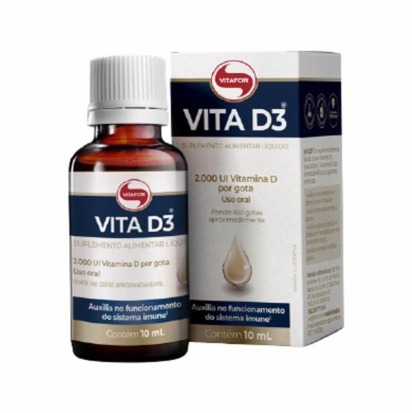 Imagem de Kit 2X: Vitamina D Em Gotas Vitafor 10Ml