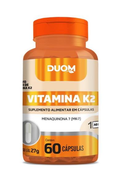 Imagem de Kit 2x Vitamina K2 ( Mk7 ) Com 60 Cápsulas - Duom