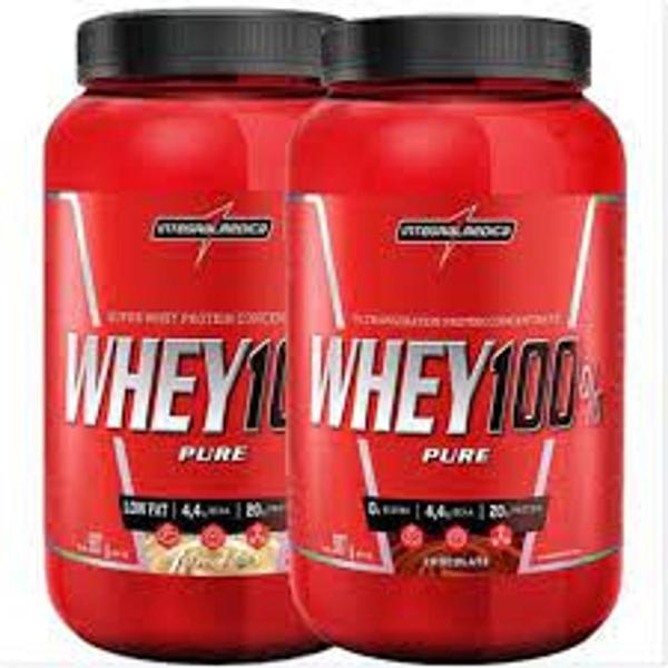 Imagem de Kit 2x Whey 100% Pure 907g Integral Medica