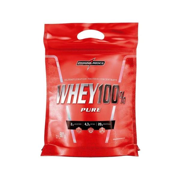 Imagem de Kit 2x Whey 100% Pure Concentrado Refil 907g - Integralmedica