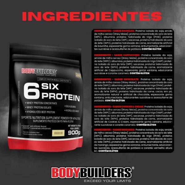 Imagem de KIT 2x Whey 6 Six Protein 900g + 2x Power Glutamina 100g + 2x Power Creatina 100g + 2x Coqueteleiras 600ml- Kit Completo para Ganho de Massa Muscular