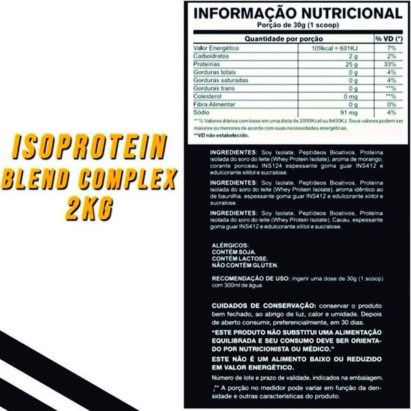 Imagem de Kit 2x Whey Iso Protein Complex Blend 2Kg - Pretorian