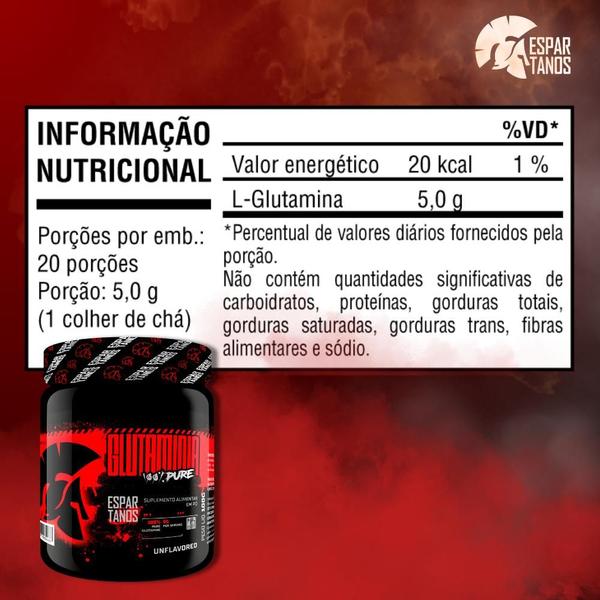 Imagem de Kit 2x Whey Protein Fusion + 2x Bcaa + 2x Creatina + 2x Glutamina + Coqueteleira - Espartanos Suplementos - Linha Dark Black Red