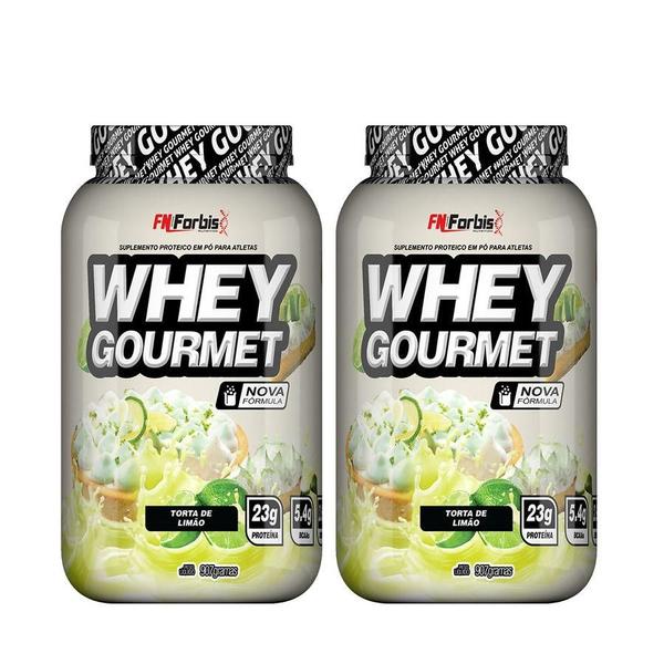 Imagem de Kit 2X Whey Protein Gourmet 907g Pote - FN Forbis