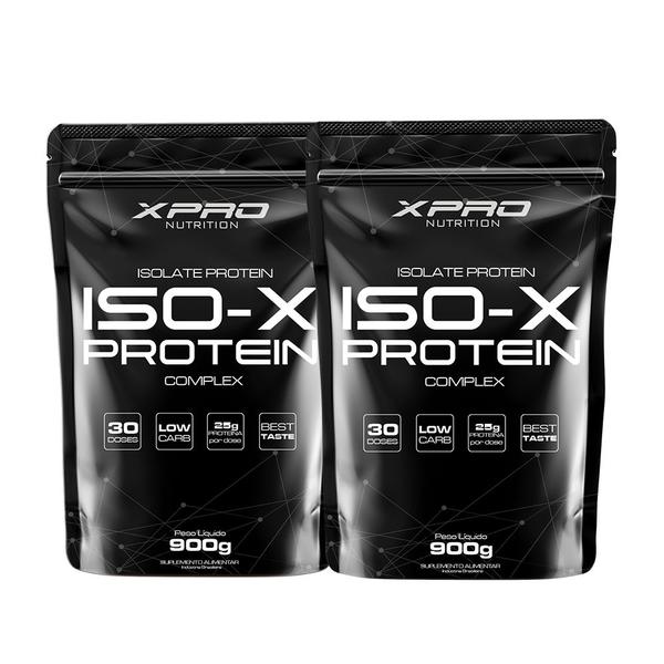 Kit 2x Whey Protein Iso - X Protein Complex 900g - XPRO Nutrition Imagem de Kit 2x Whey Protein Iso - X Protein Complex 900g - XPRO Nutrition