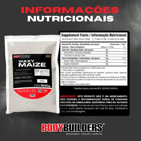 Imagem de Kit 2x Whey Protein Waxy Whey Pote 900g + BCAA 100g + Power Creatina 100g + Waxy Maize 800g + Coqueteleira 600 ml - Aumento de Massa Muscular 