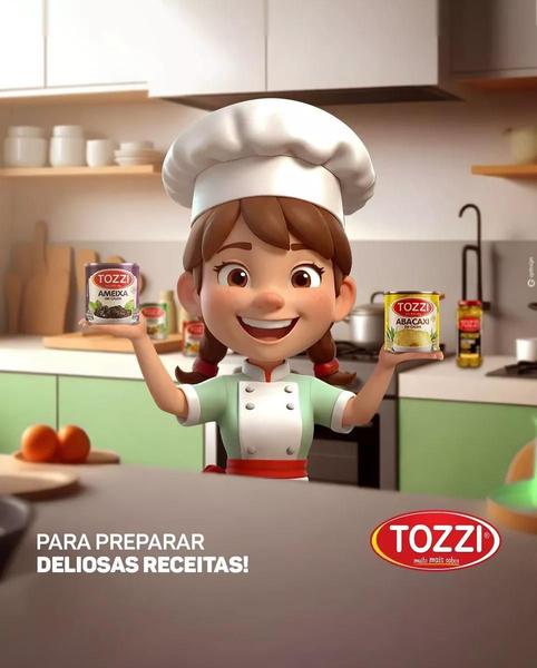 Kit 3 Abacaxi Em Calda Rodelas Lata 830g - Tozzi Imagem de Kit 3 Abacaxi Em Calda Rodelas Lata 830g - Tozzi