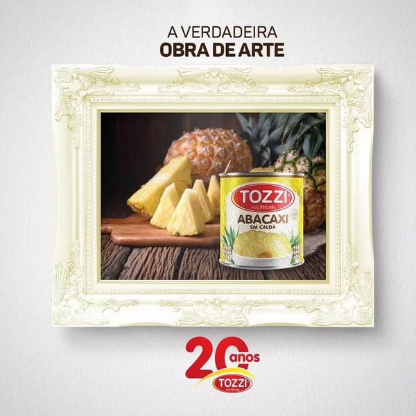 Kit 3 Abacaxi Em Calda Rodelas Lata 830g - Tozzi Imagem de Kit 3 Abacaxi Em Calda Rodelas Lata 830g - Tozzi