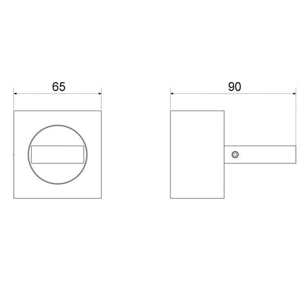 Imagem de Kit 3 Acabamento para Registro C 210 1/2, 3/4 e 1 Meber Metais Cromado