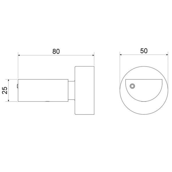 Imagem de Kit 3 Acabamentos Base para Registro C 50 1/2, 3/4 e 1 Meber Metais Cromado