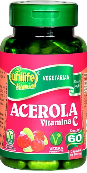 Imagem de Kit 3 Acerola Unilife 60 cápsulas - Vegano