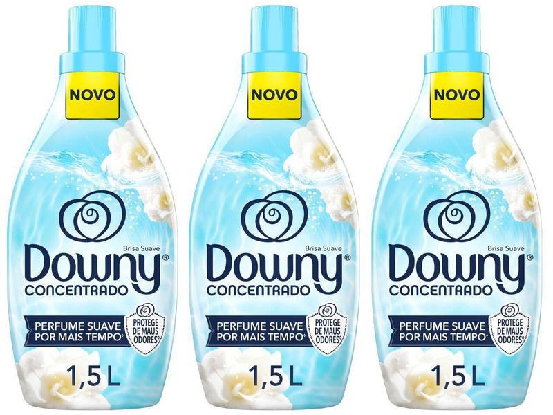 Kit 3 Amaciante Donwy Concentrado - Brisa Suave 1,5L Cada Kit 3 Amaciante Donwy Concentrado - Brisa Suave 1,5L Cada