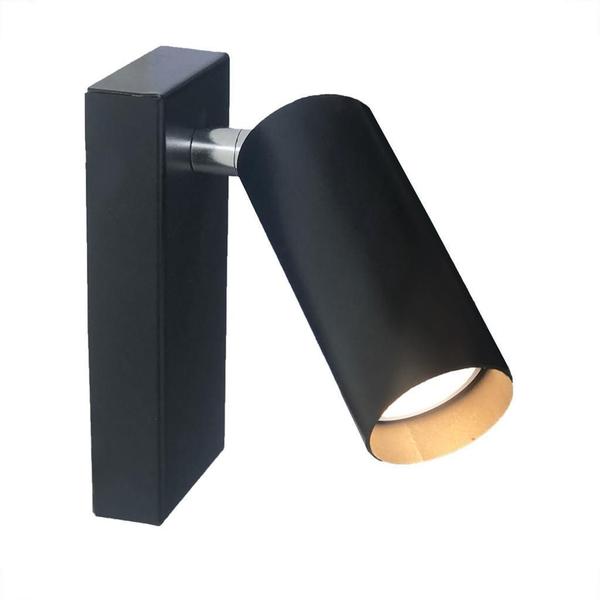 Kit 3 Arandela Direcionável Estilo Spot Preto Mr11 Lup84 - Acende A Luz Imagem de Kit 3 Arandela Direcionável Estilo Spot Preto Mr11 Lup84