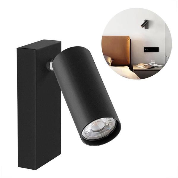 Kit 3 Arandela Direcionável Estilo Spot Preto Mr11 Lup84 - Acende A Luz Imagem de Kit 3 Arandela Direcionável Estilo Spot Preto Mr11 Lup84