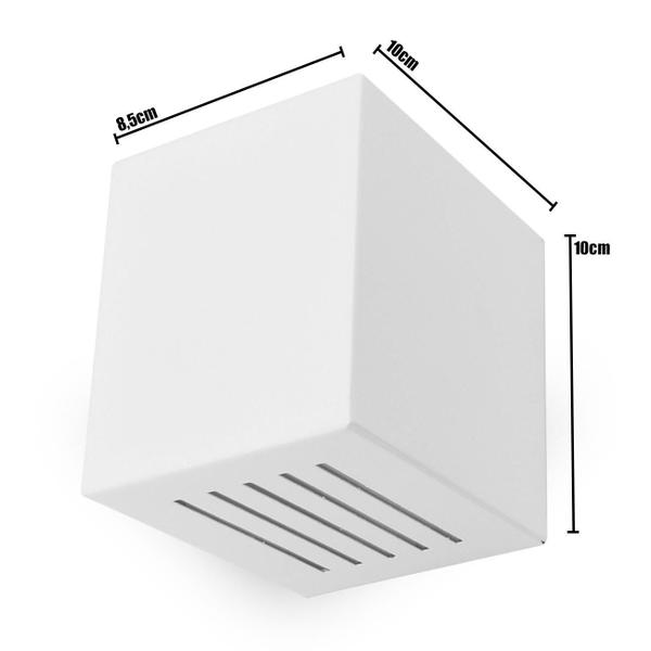 Imagem de Kit 3 Arandelas Luminária Frisada Efeito Externa / Int Muro