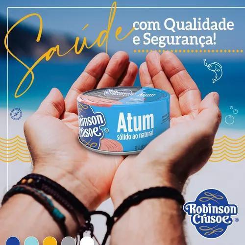 Imagem de Kit 3 Atum Sólido Ao Natural Robinson Crusoé 170g