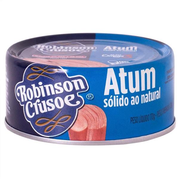 Imagem de Kit 3 Atum Sólido Ao Natural Robinson Crusoé 170g