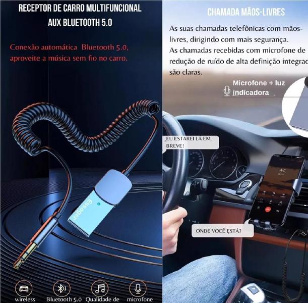 Imagem de Kit 3 Audio Conversor Blueetoth 5.0 Para Carro