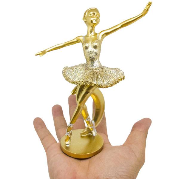 Kit 3 Bailarinas Decorativa Estátua Enfeite Dançarina Quarto Estatueta Resina Com Brilho - Casa Decor Presentes Criativos Imagem de Kit 3 Bailarinas Decorativa Estátua Enfeite Dançarina Quarto Estatueta Resina Com Brilho