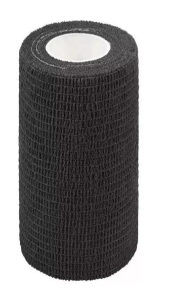 Kit 3 Bandagem Elástica Flexivel Autoaderente 10X4,5M Preta - Bioland Imagem de Kit 3 Bandagem Elástica Flexivel Autoaderente 10X4,5M Preta