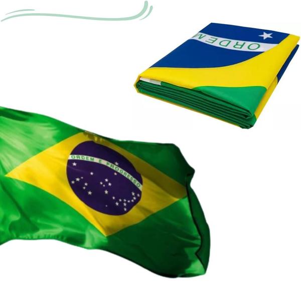 Imagem de Kit 3 Bandeiras - Brasil + Israel + São Paulo - 150 x 90 CM