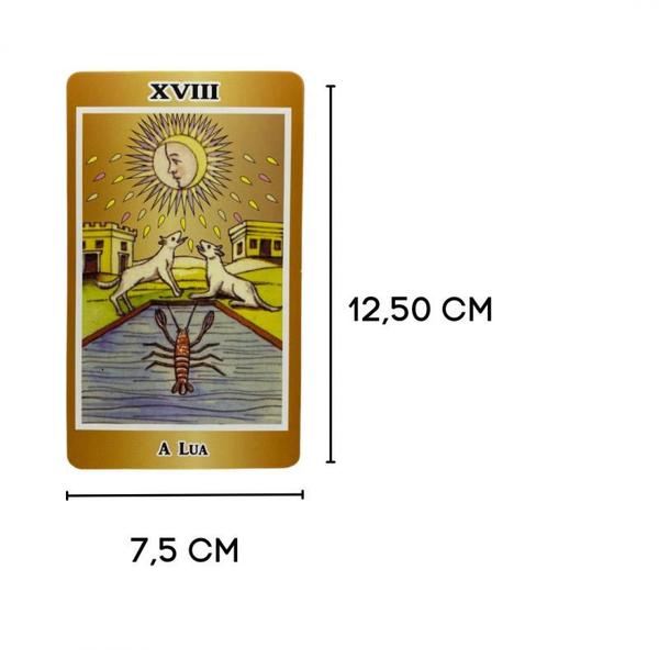 Imagem de Kit 3 Baralhos O Tarot Dourado 24 Cartas Manual Explicativo