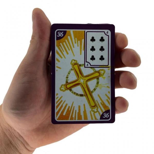 Imagem de Kit 3 Baralhos Tarot Cartas Ciganas Roxo Com 36 Cartas