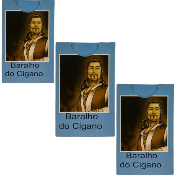 Imagem de Kit 3 Baralhos Tarot Cigano 36 Cartas - Escolha o Modelo