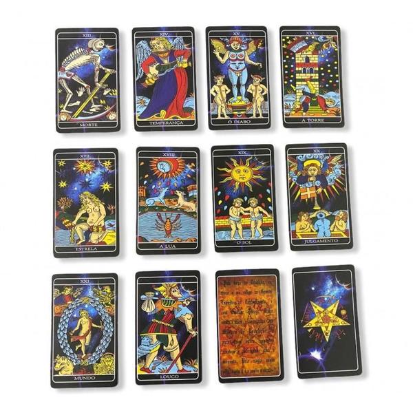 Imagem de Kit 3 Baralhos Tarot Universal ul 24 Cartas Manual