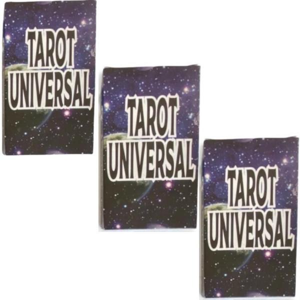 Imagem de Kit 3 Baralhos Tarot Universal ul 24 Cartas Manual