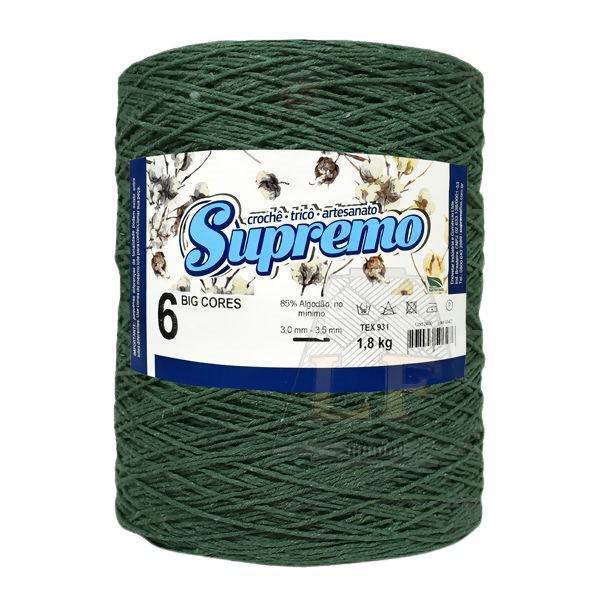 Imagem de Kit 3 Barbantes Supremo N6 - 1,8Kg Verde Soldado