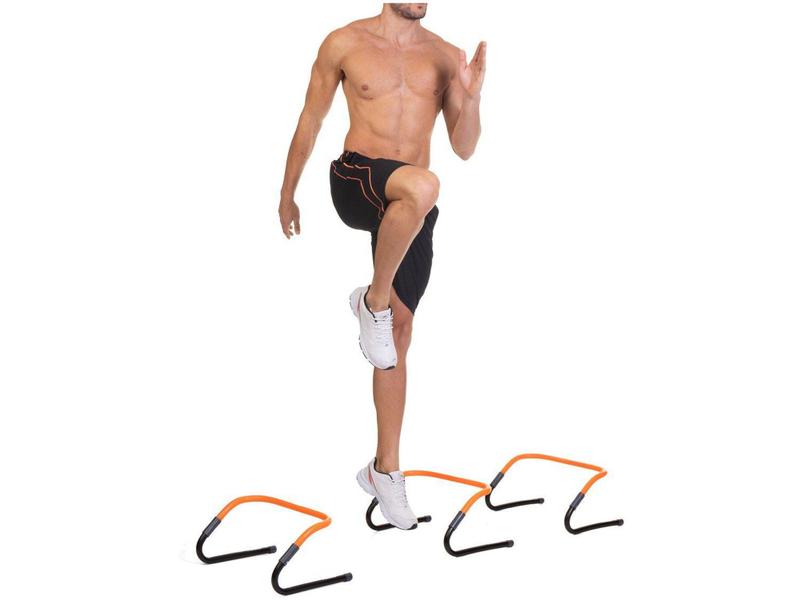 Kit 3 Barreiras de Salto Regulável Vollo Sports - VP1083 Imagem de Kit 3 Barreiras de Salto Regulável Vollo Sports - VP1083