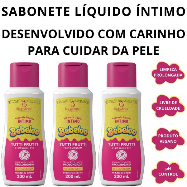 Imagem de Kit 3 Bebeloo Tutti Frutti Sensação Maciez Sabonete Íntimo!!