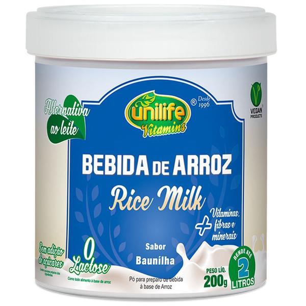 Imagem de Kit 3 Bebida de Arroz Sem Lactose Vegan Unilife 200g