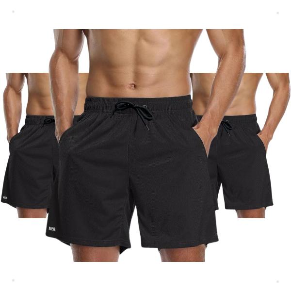 Imagem de Kit 3 Bermuda Masculina DryFit Premium Treino Academia Short