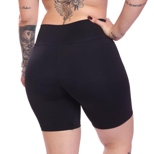 Imagem de Kit 3 Bermudas Legging Feminina Zero Tranparência Short Cós Alto Lisa Fitness Academia Treino Esporte