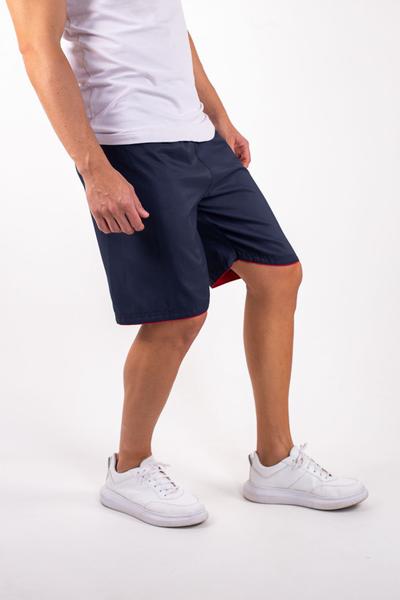 Imagem de Kit 3 Bermudas Masculina Tactel Liso Academia Treino com Bolso Traseiro