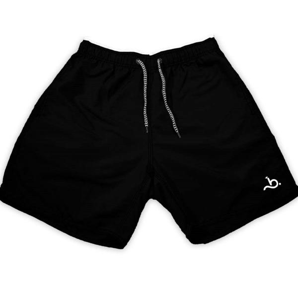 Imagem de Kit 3 Bermudas Shorts Masculino Preto Básico Academia Treino