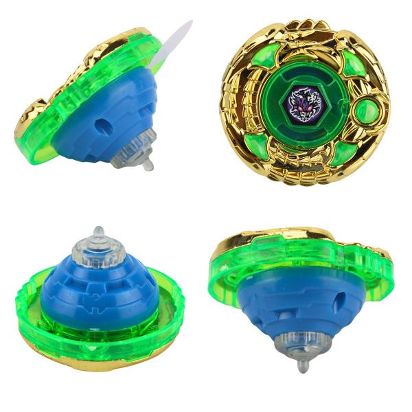 Kit 3 Beyblades Metal Fusion Tornado Speed Top com Led - Conjunto