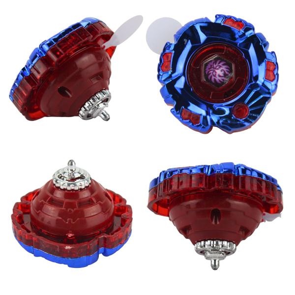 Kit 3 Beyblades Metal Fusion Tornado Speed Top com Led - Conjunto