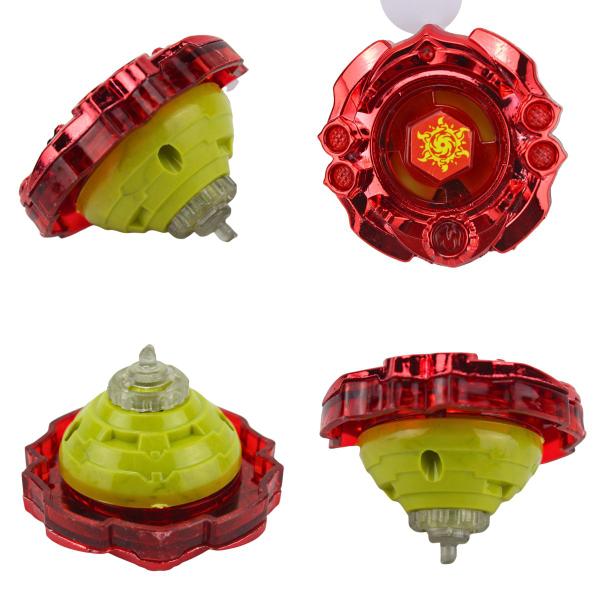 Kit 3 Beyblades Metal Fusion Tornado Speed Top com Led - Conjunto