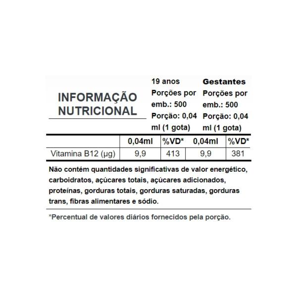 Imagem de Kit 3 Bio Vit. B12+ Metilcobalamina  Gotas Biodísponivel Puravida