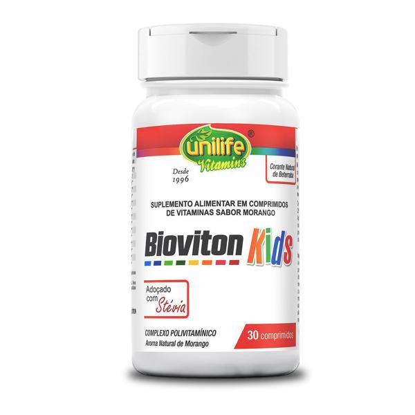 Imagem de Kit 3 Bioviton Kids Polivitaminíco Unilife 30 comprimidos