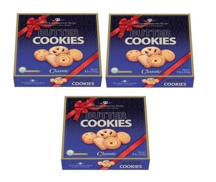 Kit 3 biscoito butter cookies dancake 200g - portugal Imagem de Kit 3 biscoito butter cookies dancake 200g - portugal