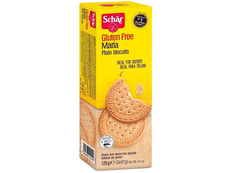 Imagem de Kit 3 Biscoito Maria Sem Glúten Plain Biscuits Schar 125G