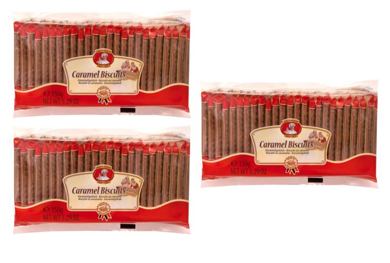 Imagem de Kit 3 biscoito pátisserie mathéo caramel biscuits 150g