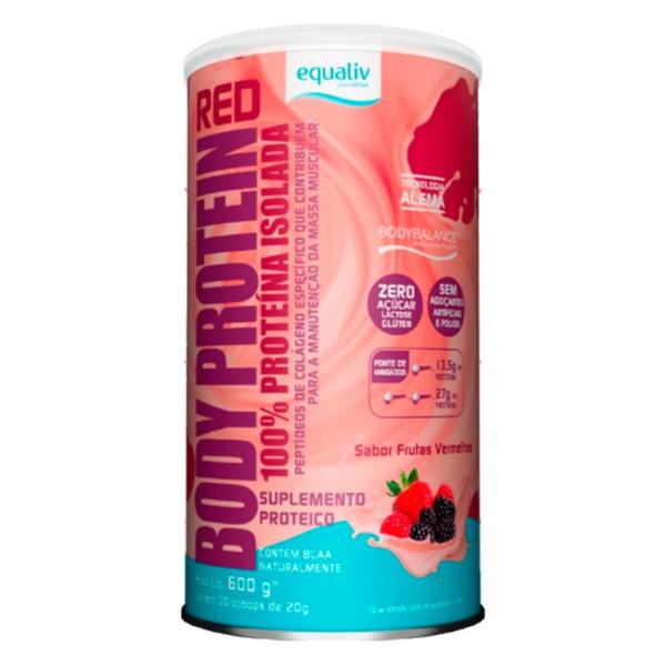 Imagem de Kit 3 Body Protein Equaliv 600g Frutas Vermelhas